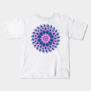 Ornament Flora Purple Kids T-Shirt